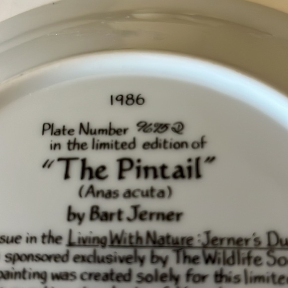 Edwin M. Knowles Plate Vintage - Picture 4 of 7